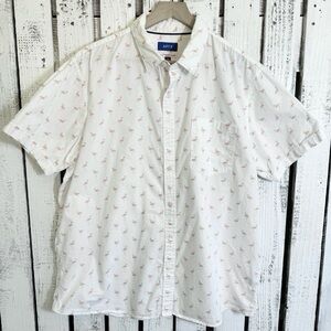 Unavailable -Apt 9‎ HEIQ Smart Temp Pink Flamingo Button Up Shirt Men's Si